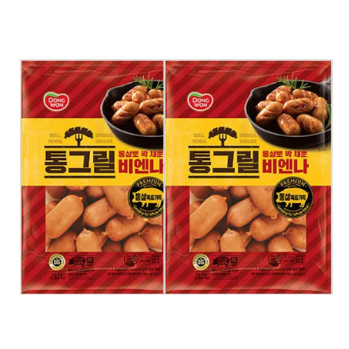 [동원] 통그릴 비엔나 1Kg x 2봉