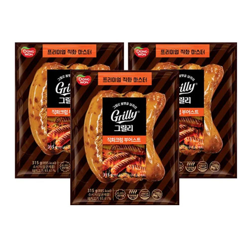 [동원] 그릴리 크럼 부어스트 315g x 3개