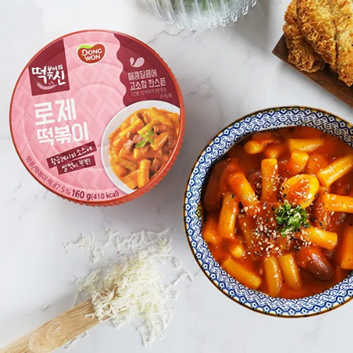 [동원] 떡볶이의신 로제 컵떡볶이 160g x 6개