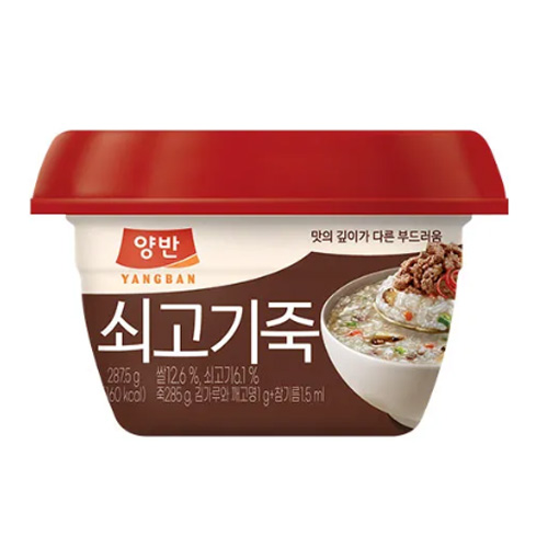 [동원] 양반 쇠고기죽 287.5g (용기) x 8개