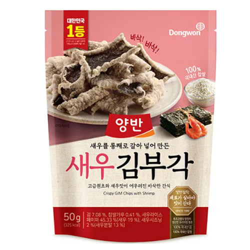 [동원] 양반 새우 김부각 50g x 6봉