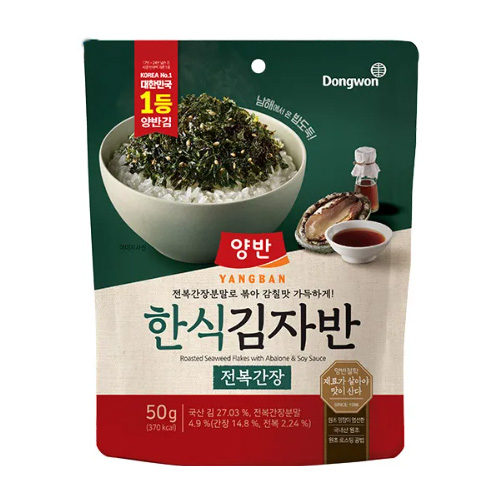 [동원] 양반 김자반 전복간장 50g x 6봉
