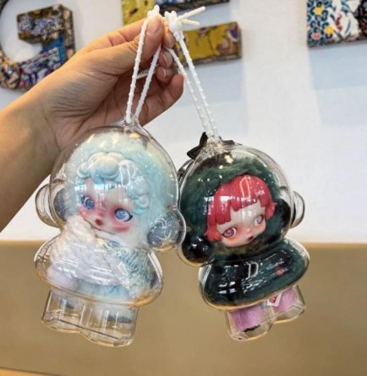 인형용 가방 키링 케이스 피규어 키링 케이스 열쇠고리 액세서리