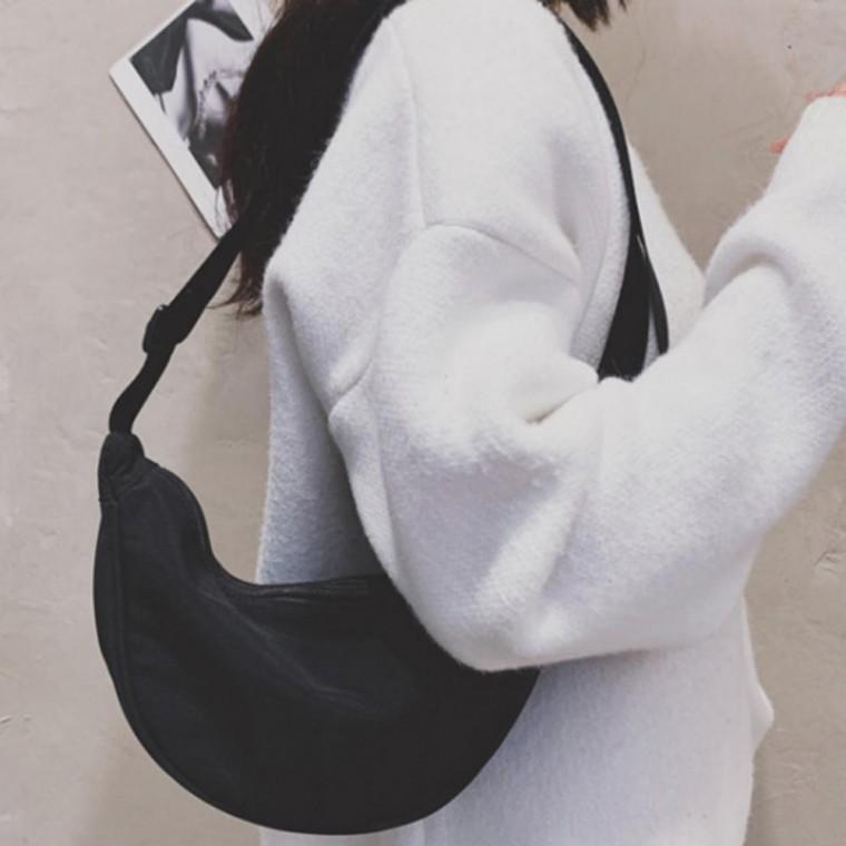 white 학생 데일리 나일론 가방 여행 크로스백 캐주얼