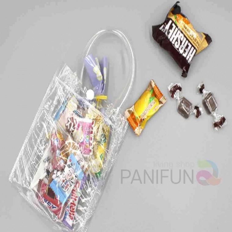 구디백 투명 투명손잡이봉투 pvc투명구디백 투명가방 투명pvc쇼핑백 간식구디백 선물포장봉투 포장백 어린