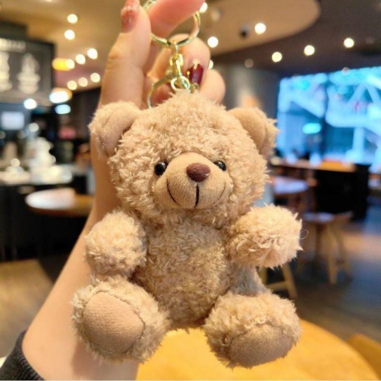 큐트 포인트 미소 곰돌이 키링 가방 꾸미기 아이템 곰돌이키링 인형키링 테디 베어키링