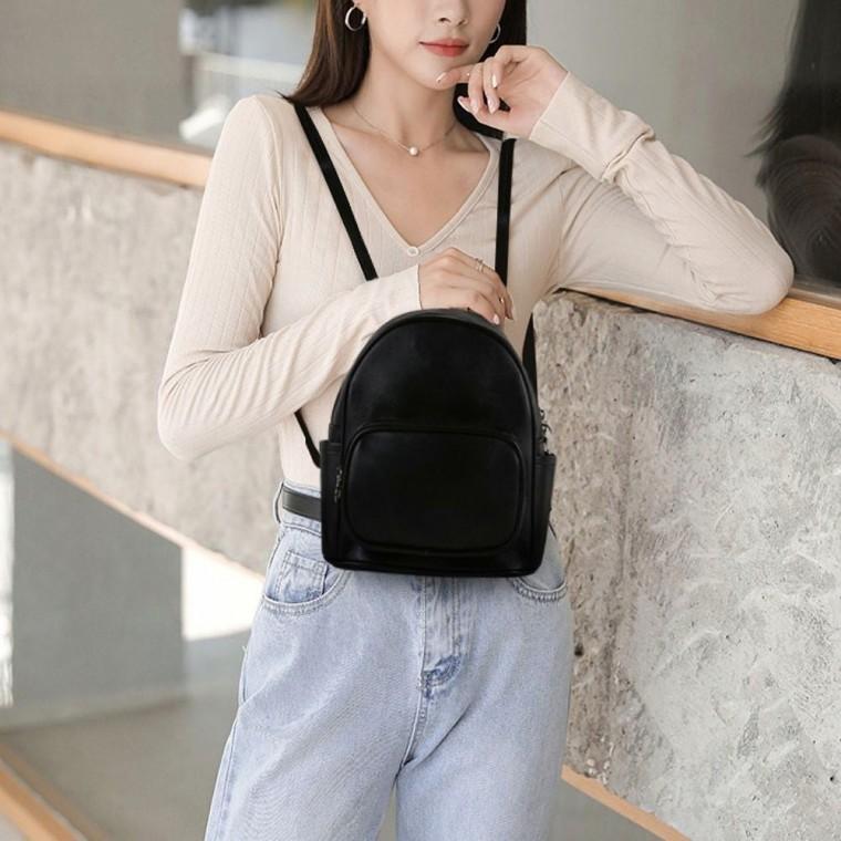 여성 패턴 3색 하운드체크 미니백팩 데일리 출근 가방
