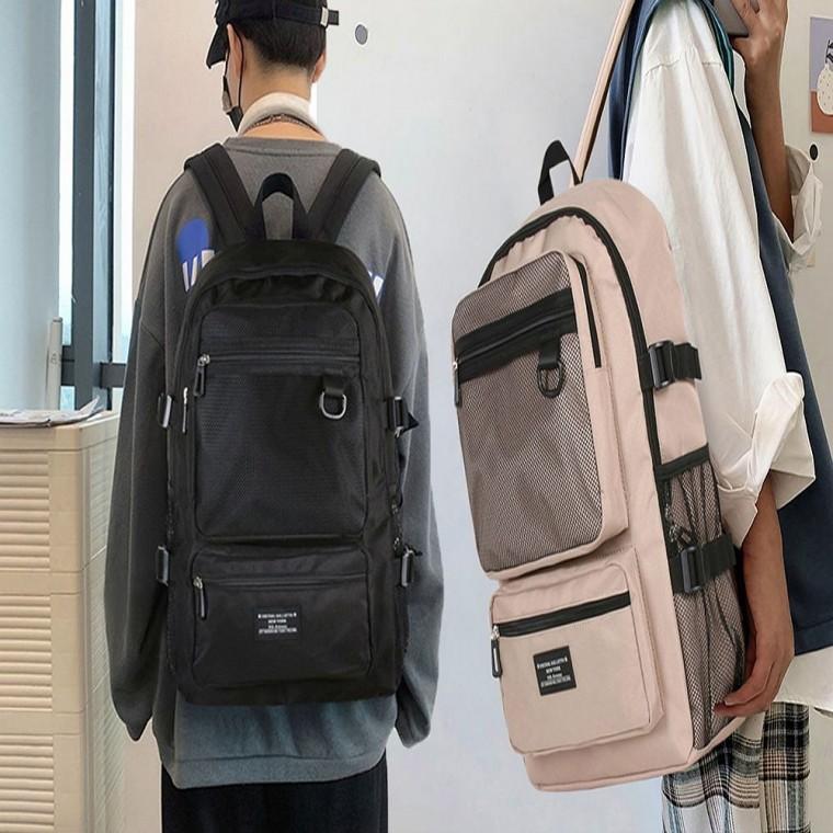 배낭 포켓 메쉬 가방 백팩 수납력 학생 그물 좋은