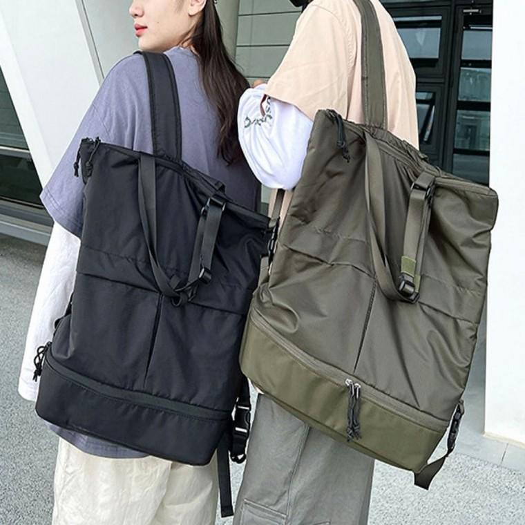 토트백 좋은 나일론 가방 남녀 백팩 무지 사각 수납력