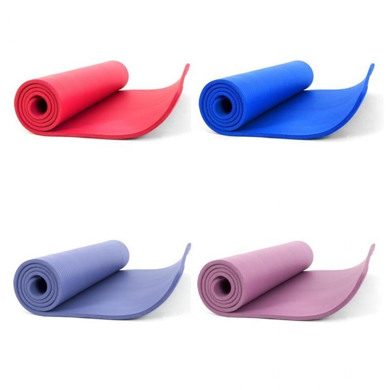 두꺼운 nbr 요가 매트 10mm nbr 운동 매트 필라테스 홈트
