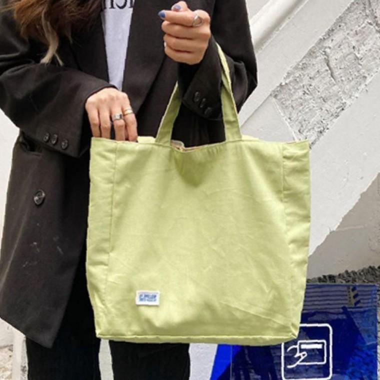 여성 안감 체크 보부상 1P 넉넉한 수납 가방