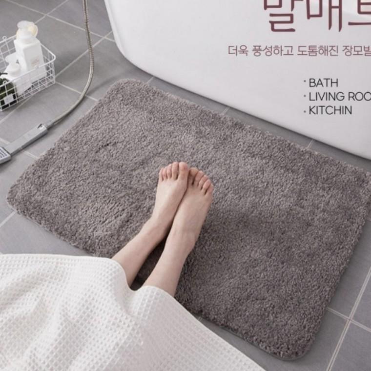 좋은 미끄럼방지 극세사 발매트 욕실 현관 입구 매트 50x80