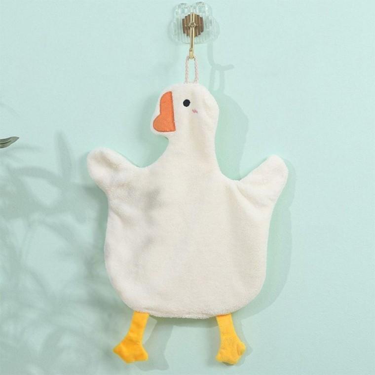 극세사 귀여운 거위 손수건 핸드 타월 주방 행주 귀여운수건