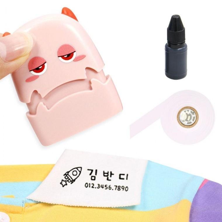 자동 의류 어린이집 옷 스탬프 도장 주문제작