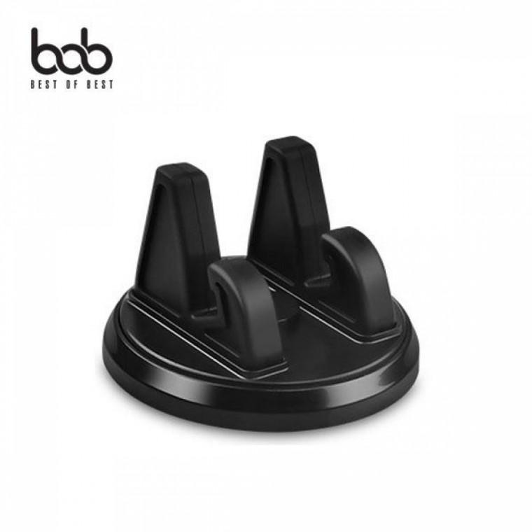 bob 미니 써클 회전 차량용 대시보드 스마트폰 거치대 360도 평행 회전 브라켓
