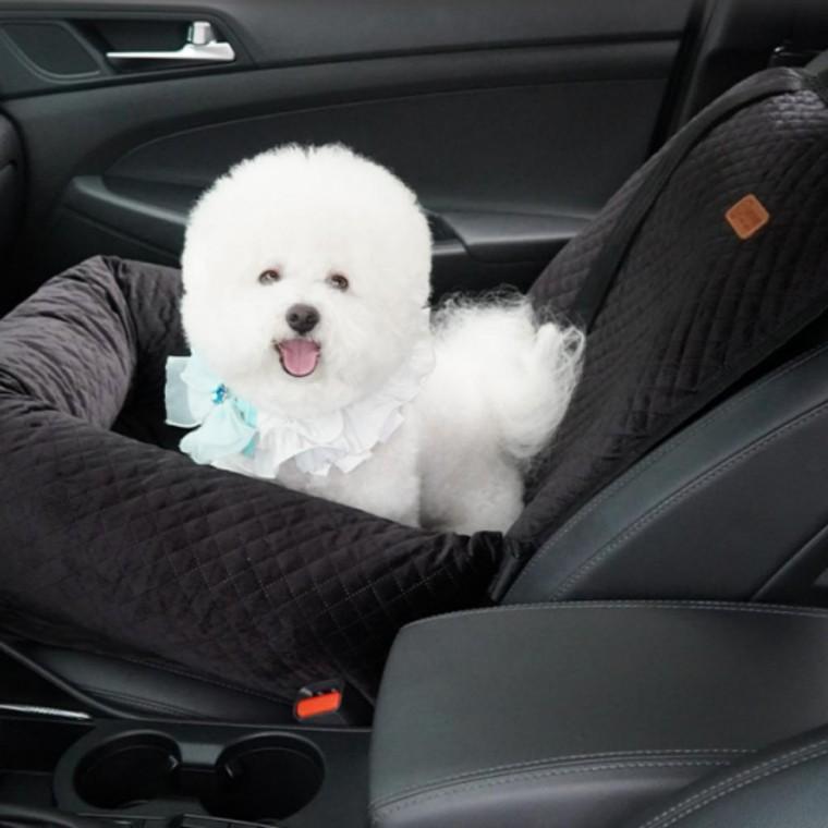 강아지 애완견 소형견 반려견 자동차 차량용 카시트 블랙