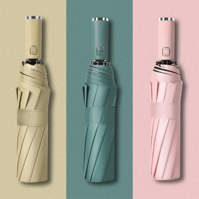 3단 양우산 자동 암막 우산 양산 파스텔 10k 원터치 우양산 방수 휴대용