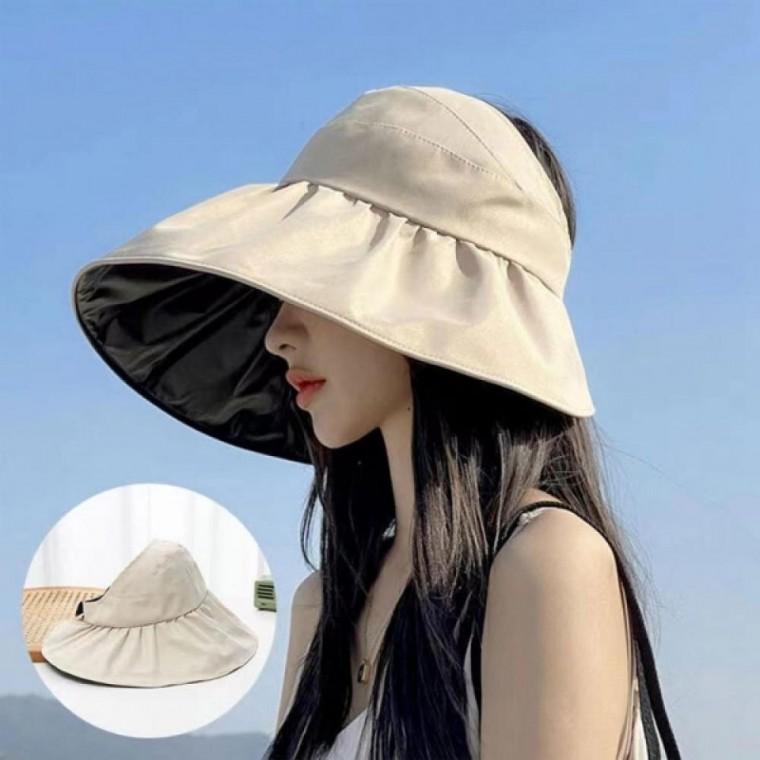 여자모자 여름모자 비치모자 돌돌이썬캡 넓은챙 자외선차단 여행모자