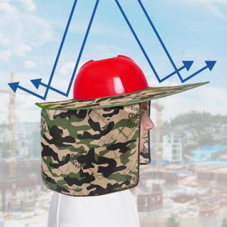 안전모 그늘막 여름 햇빛가리개 뒷목 썬블럭 땀받이