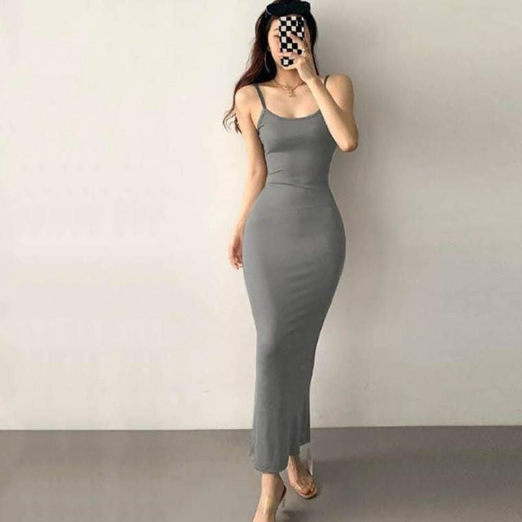 여자 가볍고 시원한 소재 여리 스타일 나리 롱 원피스 레이어드 봄원피스 프릴 여름