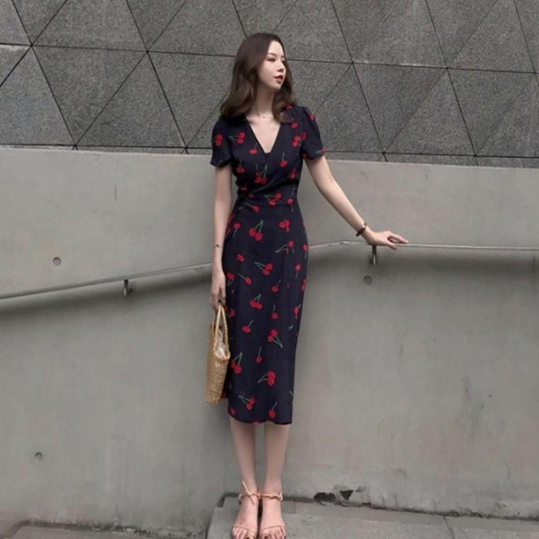 봄 여성 롱원피스 미디원피스 원피스 랩원피스 여름 데일리 봄원피스 랩원피스 하객룩
