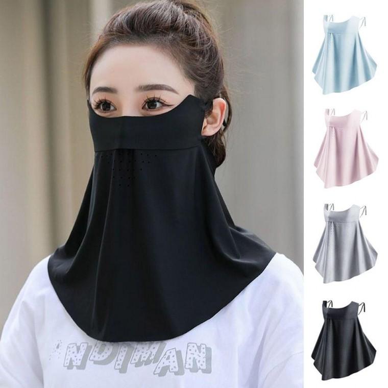 여자 외출 에어홀 길이 조절 목 커버 햇빛 차단 마스크 자외선 차단쿨 여름 차단볼 얼굴