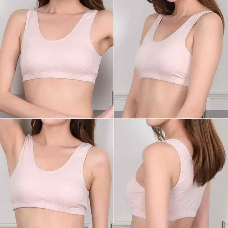 면무지 캡내장 스포츠 브라 데일리브라 여성속옷 여름스포츠브라 탑브라
