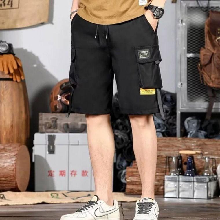 남자 여름 데일리 외출 스트릿 패션 캐주얼 하프 버뮤다 팬츠 반바지 남성 면바지