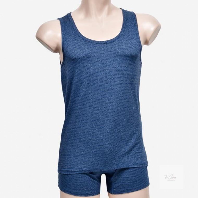 스트라이프 남성 런닝 사각팬티 세트 3매입 남자쿨나시 남성런닝구 남성쿨런닝 남성여름런닝