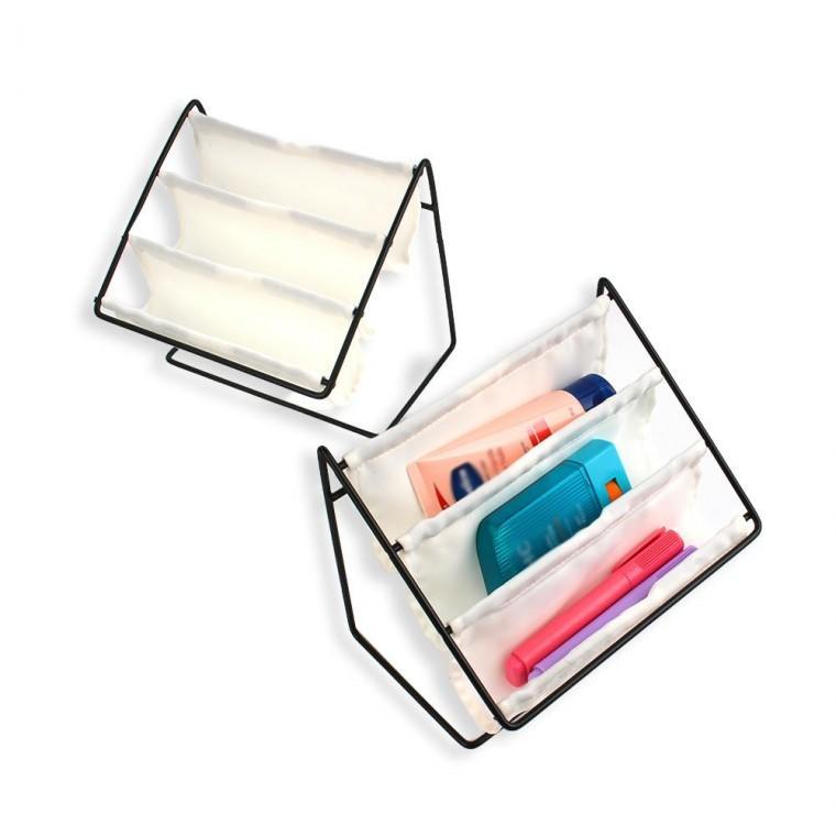 3단 소품정리함-화이트