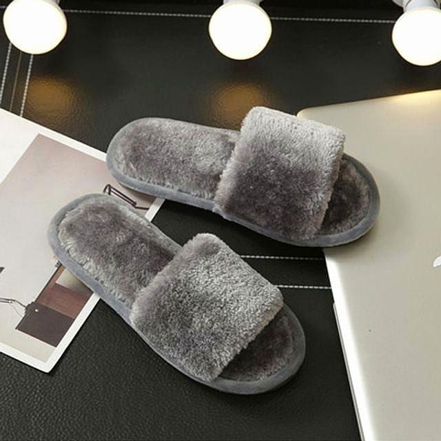 슬리퍼 방한 털슬리퍼 겨울실내화 푹신한 기모 극세사