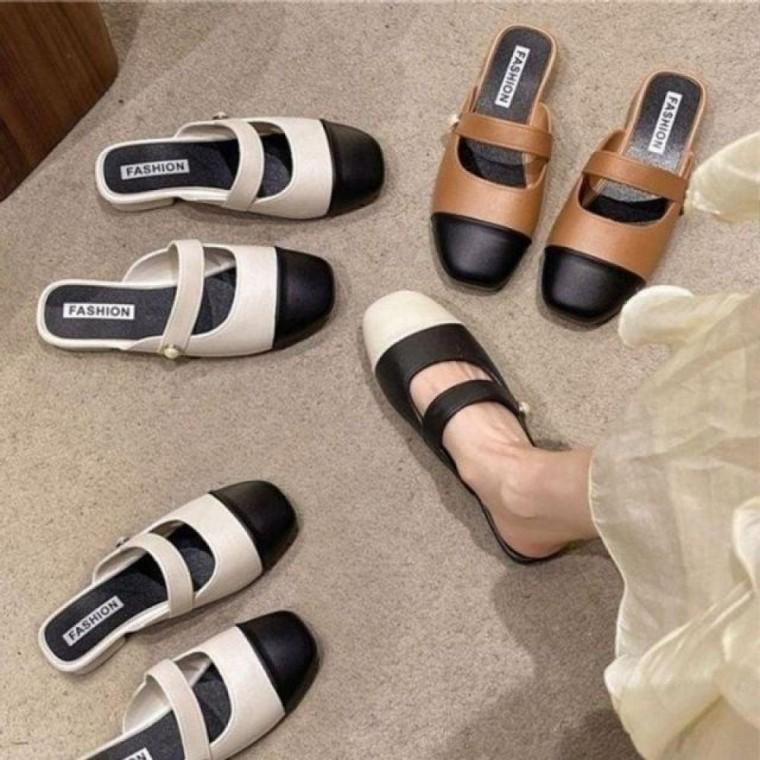 여성 슬리퍼 뮬 가을 봄 사무용 여성 봄 가을 뮬 슬리퍼
