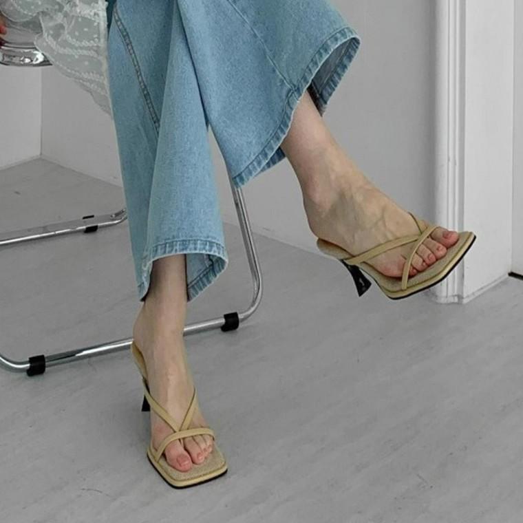 여성블로퍼 블로퍼 슬리퍼 샌들 스틸레토 여성샌들