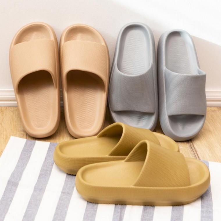남녀공용 커플 통통 쿠션 슬리퍼 실내화 거실화 신발