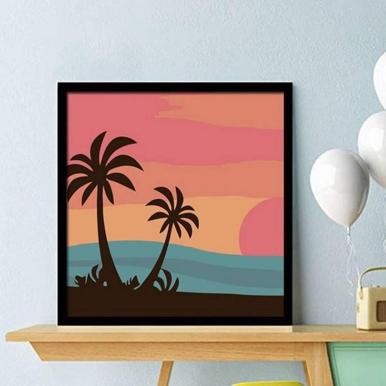 DIY 유화그리기세트 명화 그림 캔버스 액자 거실