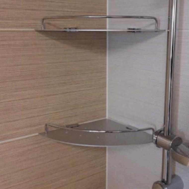 코너 선반 샤워실선반 샤워장선반 욕실구석선반 욕실선반 화장실코너선반
