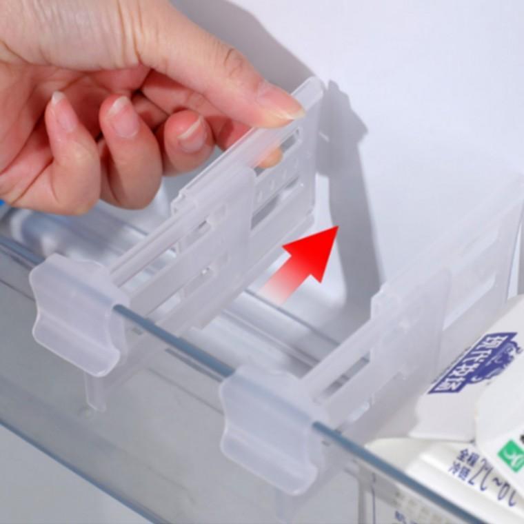 냉장고 선반 칸막이 클립 트레이 분할 정리 다용도 분리 정리클립 냉장실 냉동실