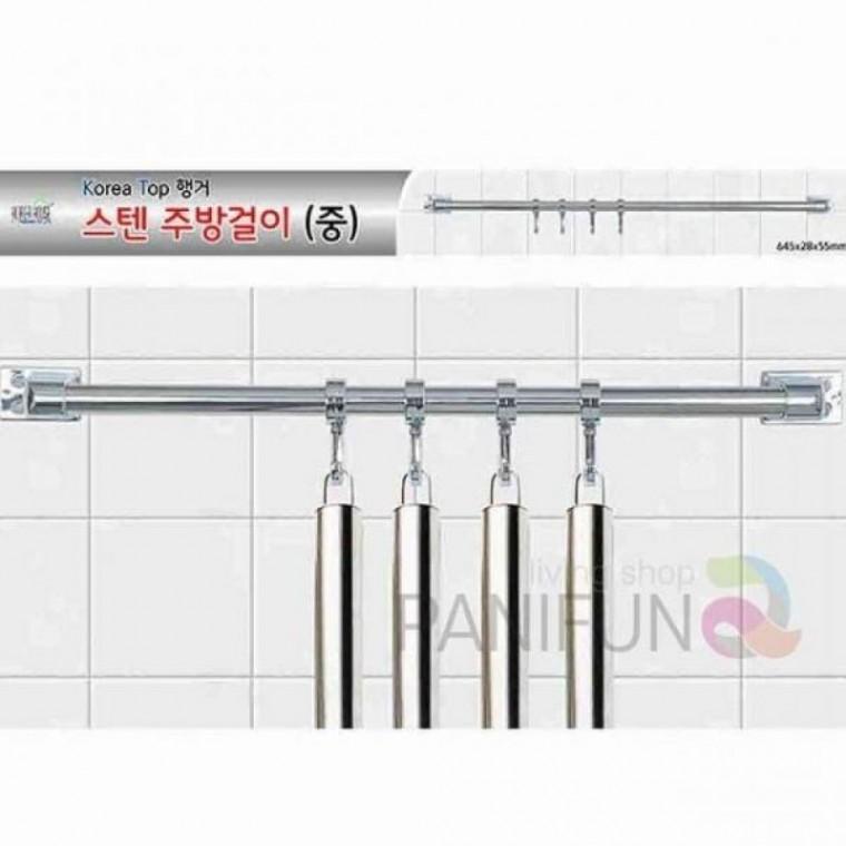 스텐 주방걸이 중 씽크대걸이 주방용품걸이 주방걸이대 주방선반걸이 주방수납