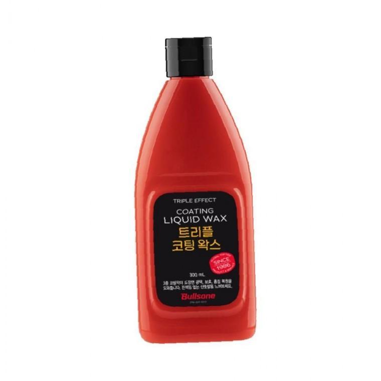 불스원803 트리플 정리형 코팅 왁스 300ml 도장면