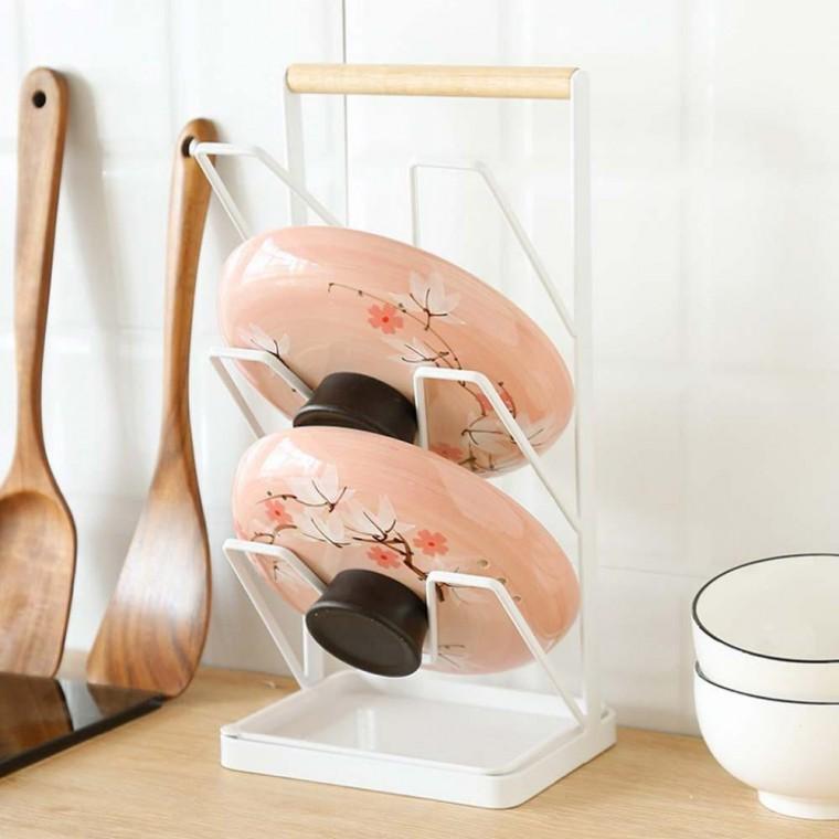 우드 메탈 도마 거치대 꽂이 키친랙 살림템 걸이 냄비뚜껑 쟁반 건조대 받침대 정리 텀블러 컵 주방 보관