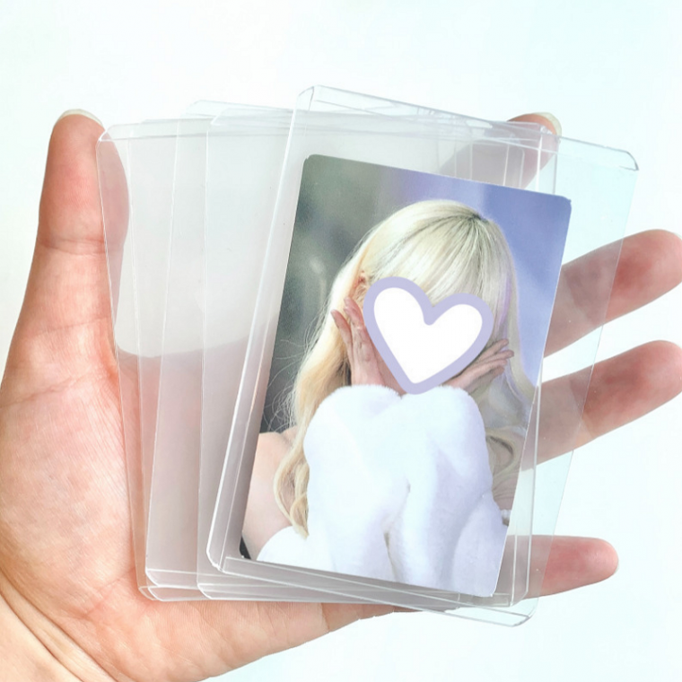 투명 아크릴 포토카드 10x7cm 25매 한묶음 사진 수집 굿즈 정리