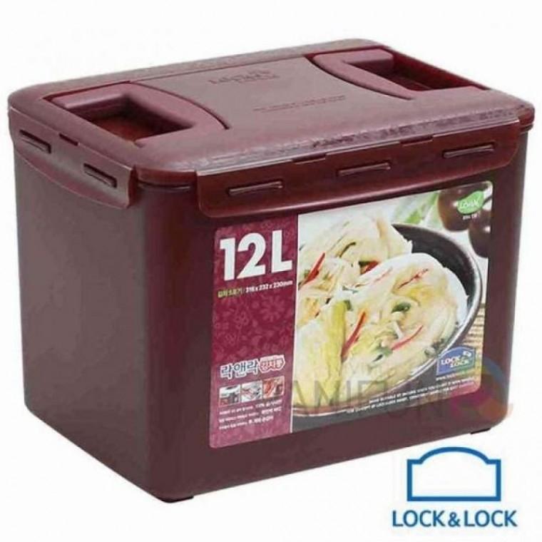핸디 김치통 12L 밀폐용기 플라스틱통 냉장고정리용기 냉장고반찬통 냉장고수납용기