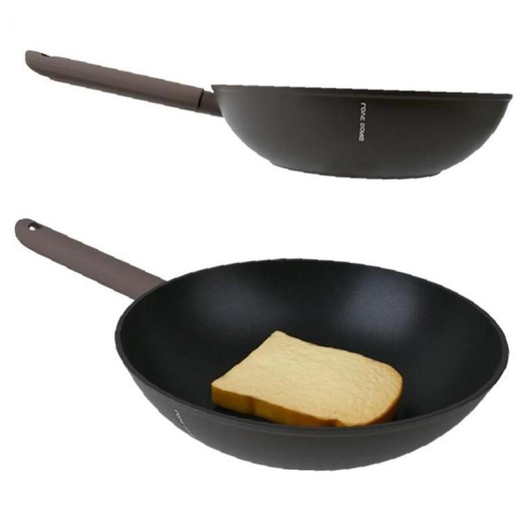 IH 라운드 정리 단조 3중 코팅 웍 28cm