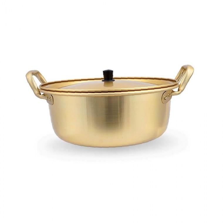 찌개포트 업소용 말끔정리 국산 노란 양은 24cm