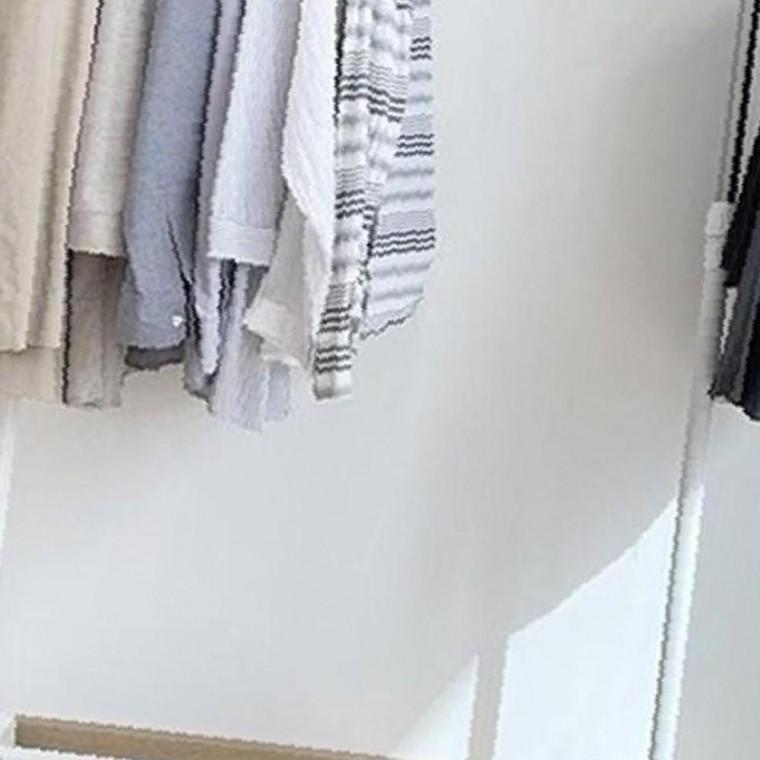 이동식 행거 화이트 파이프옷걸이 공간활용 옷정리