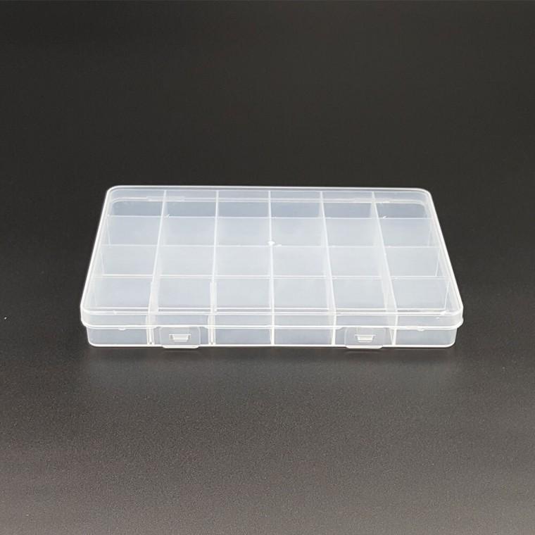 다용도 보관함 낚시용품 파츠 소품 정리 보관 케이스 부품 네일용품 24칸 6x4