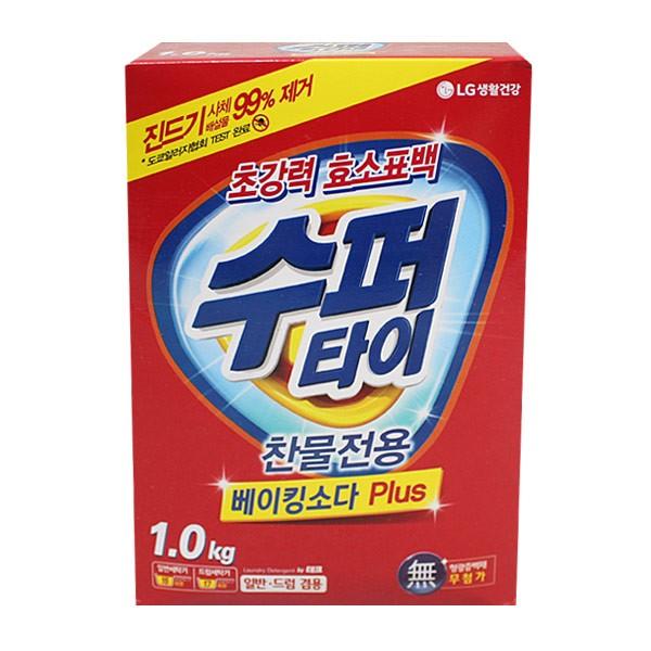 수퍼타이 찬물전용 베이킹소다 플러스 1.0kg 세제 가루세제 수퍼타이 빨래 세탁 드럼세탁기세제-TJ