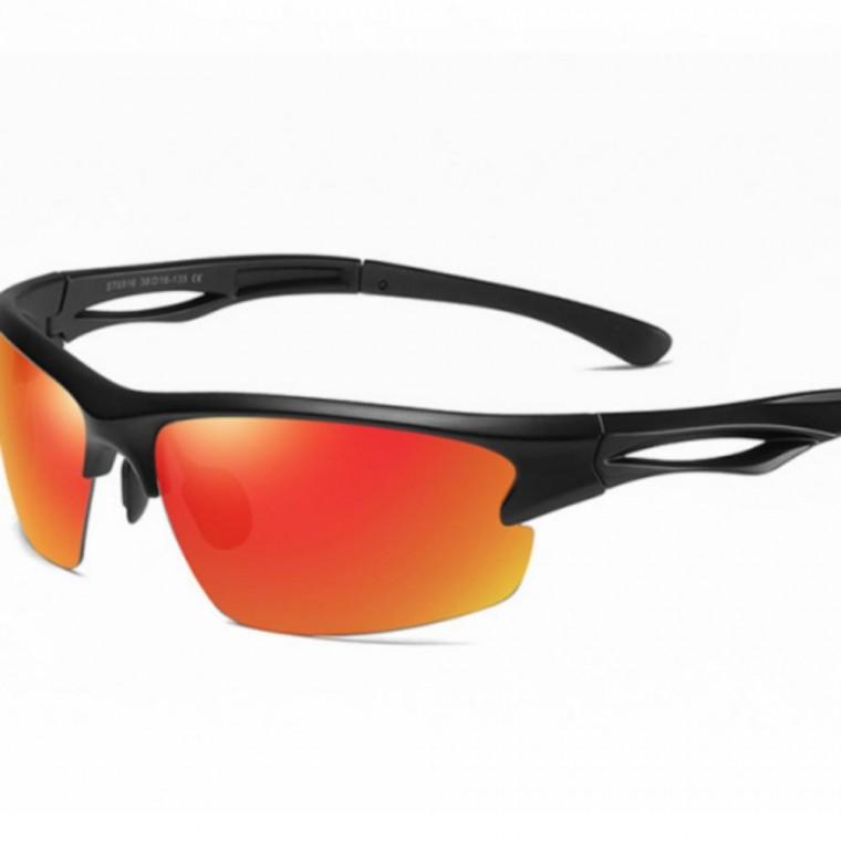 아웃도어 라이딩 스포츠 편광 고글 선글라스 레드미러
