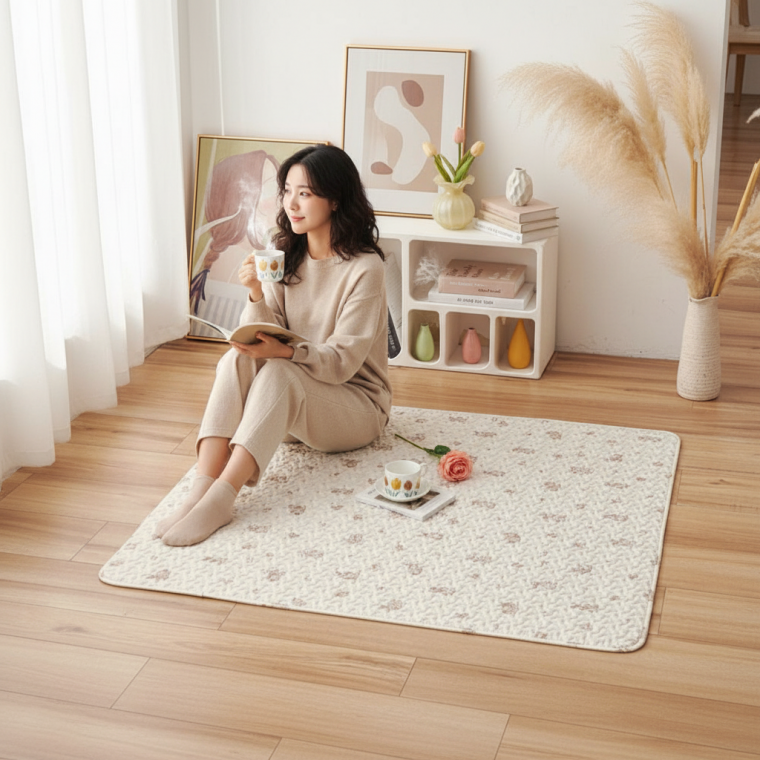 워셔블 대형 거실 러그 카페트 먼지 밀림 방지 사계절 인테리어 200x300cm