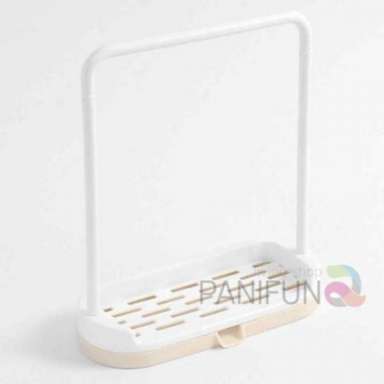 물빠짐수세미 행주거치대 베이지 수세미망 싱크대악세사리 씽크대수세미걸이 싱크대수납 설거지통